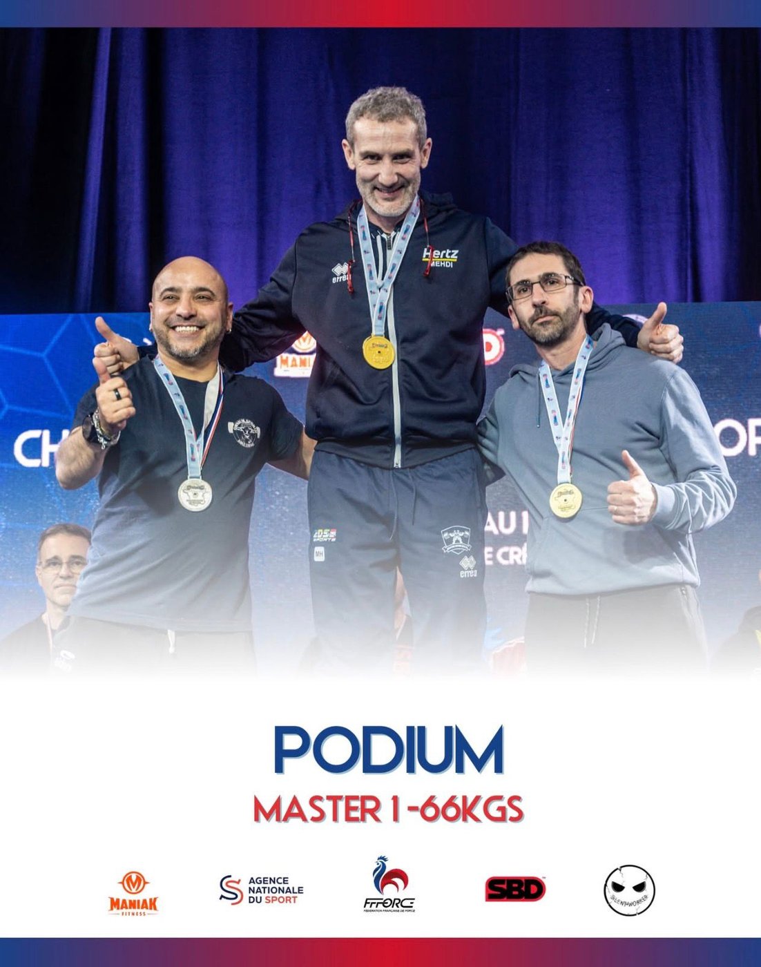 Mehdi Houas, médaille d'or — Master 1 -66 kg