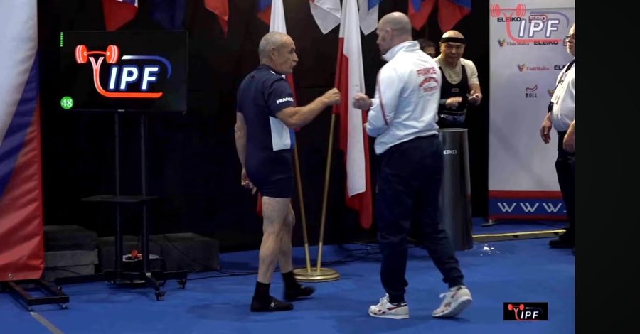 Saïd Houas en compétition internationale de bench press